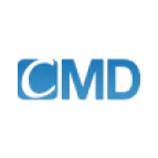 CMD368 logo with bold blue letters and a stylized “C” icon on a white background